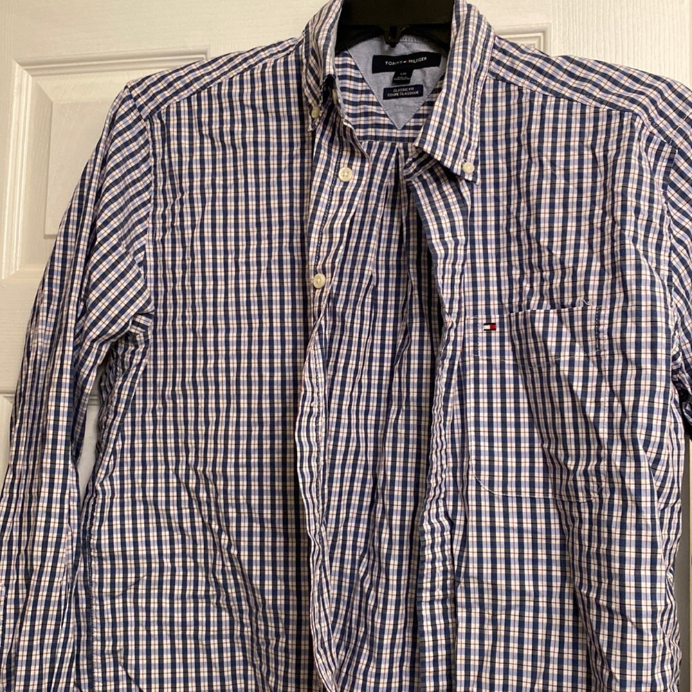 Tommy Hilfiger casual button down shirt - Picture 1 of 3